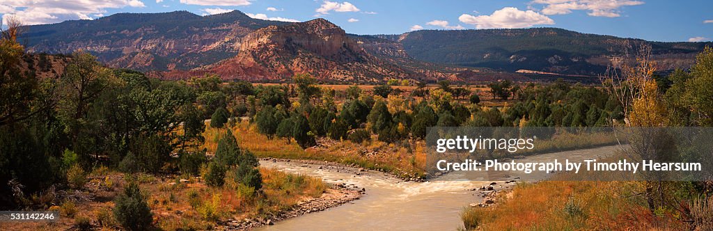 Chama River in Fall