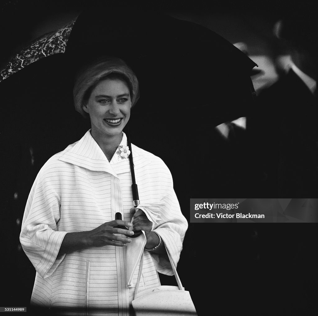 Princess Margaret Arrives In England