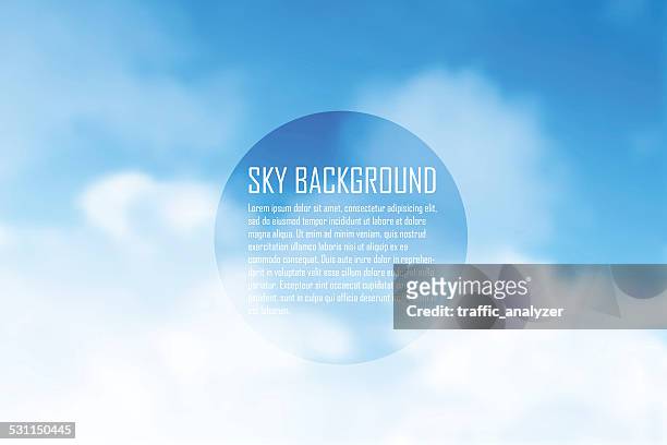 clouds - blue sky stock illustrations