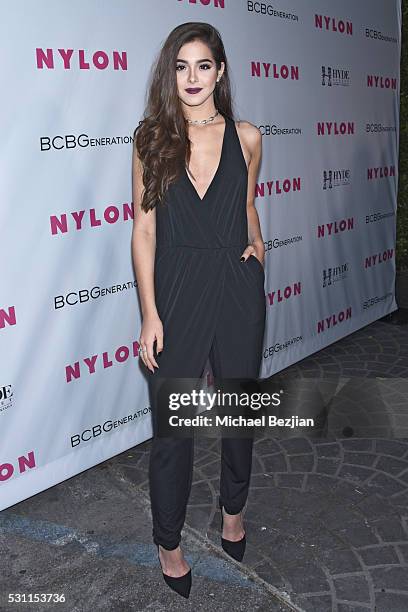 Singer Sammi Sanchez attends the NYLON Young Hollywood Party Presented by BCBGeneration at HYDE Sunset: Kitchen + Cocktails on May 12, 2016 in West...