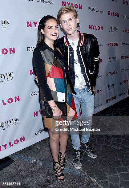 Actress Bailee Madison and actor Aidan J. Alexander attend NYLON Young Hollywood Party, presented by BCBGeneration at HYDE Sunset: Kitchen +...