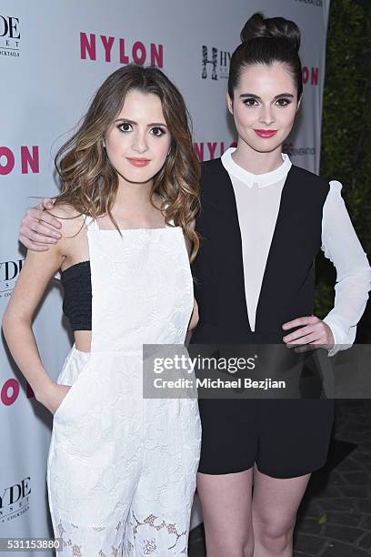 Actors Laura Marano and Vanessa Marano attend NYLON Young Hollywood Party, presented by BCBGeneration at HYDE Sunset: Kitchen + Cocktails on May 12,...