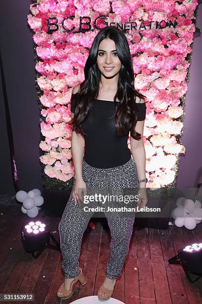 Actress Emeraude Toubia attends the NYLON Young Hollywood Party Presented by BCBGeneration at HYDE Sunset: Kitchen + Cocktails on May 12, 2016 in...