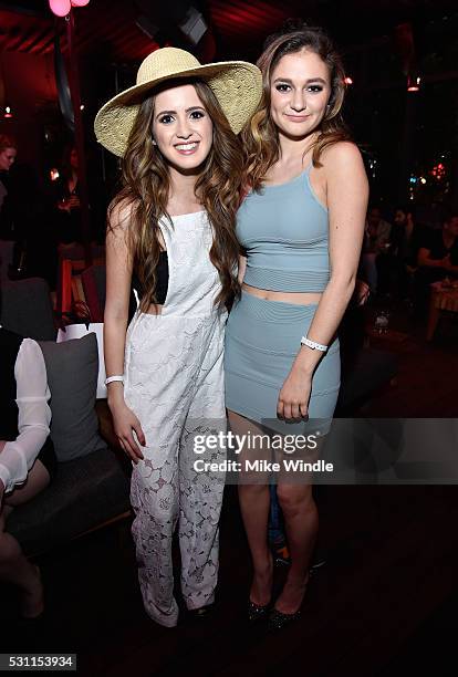 Actress Laura Marano and singer Daya attend NYLON Young Hollywood Party, presented by BCBGeneration at HYDE Sunset: Kitchen + Cocktails on May 12,...