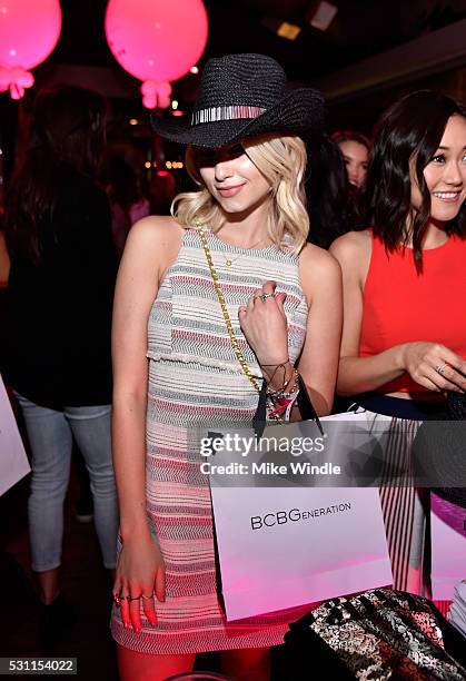 Actress Claudia Lee attends the NYLON Young Hollywood Party Presented by BCBGeneration at HYDE Sunset: Kitchen + Cocktails on May 12, 2016 in West...