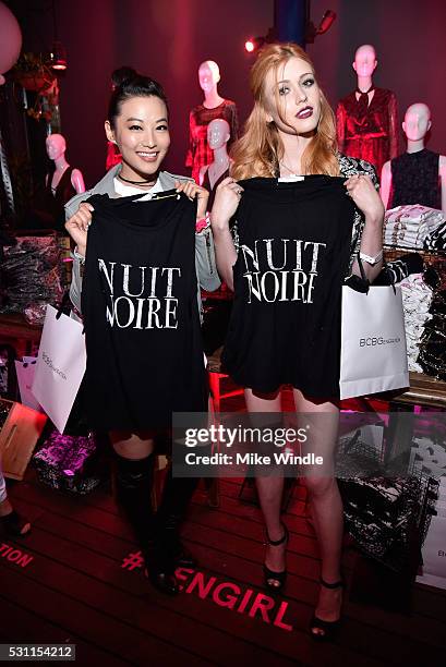 Actors Arden Cho and Katherine McNamara attend NYLON Young Hollywood Party, presented by BCBGeneration at HYDE Sunset: Kitchen + Cocktails on May 12,...