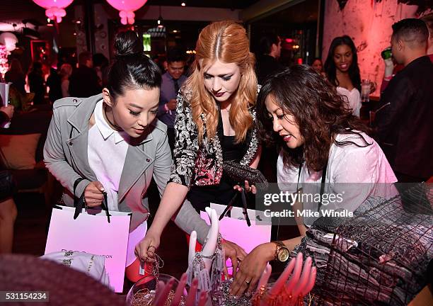 Actors Arden Cho and Katherine McNamara attend NYLON Young Hollywood Party, presented by BCBGeneration at HYDE Sunset: Kitchen + Cocktails on May 12,...