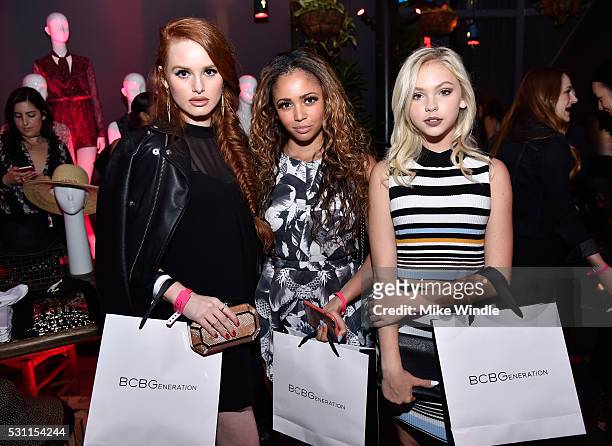 Actors Madelaine Petsch , Jordyn Jones and guest attend NYLON Young Hollywood Party, presented by BCBGeneration at HYDE Sunset: Kitchen + Cocktails...