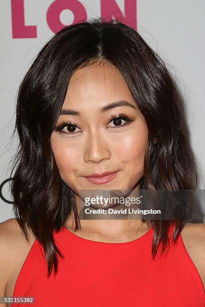 Actress Karen Fukuhara arrives at NYLON and BCBGeneration's Annual Young Hollywood May Issue Event at HYDE Sunset: Kitchen + Cocktails on May 12,...