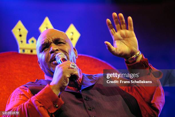Solomon Burke, vocal, performs at the Paradiso on September 30th 2000 in Amsterdam, the Netherlands.