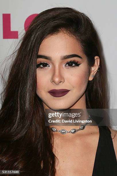 Singer Sammi Sanchez arrives at NYLON and BCBGeneration's Annual Young Hollywood May Issue Event at HYDE Sunset: Kitchen + Cocktails on May 12, 2016...