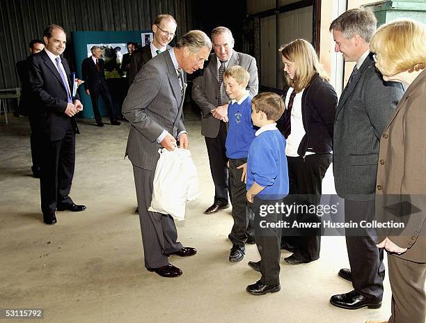 The Duke of Rothesay visits the Scottish Agricultural Organisation Society Farmers' Co-operative at the Girvan Early Potato Growers Warehouse on June...