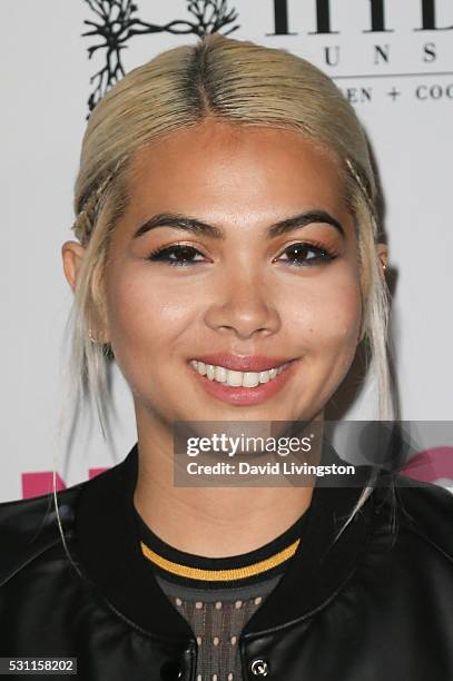 Hayley Kiyoko arrives at NYLON and BCBGeneration's Annual Young Hollywood May Issue Event at HYDE Sunset: Kitchen + Cocktails on May 12, 2016 in West...