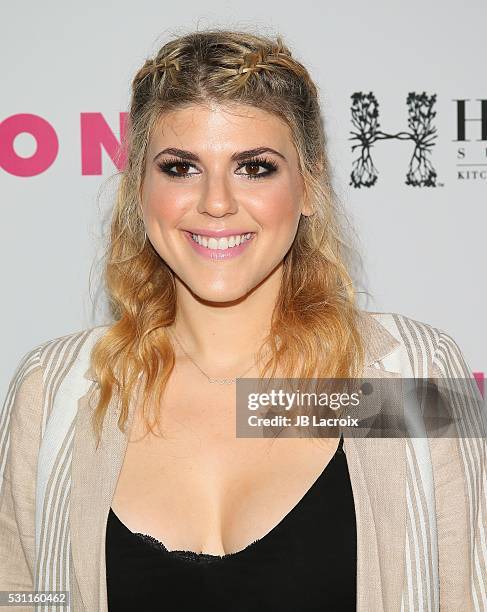 Molly Tarlov attends the NYLON and BCBGeneration's Annual Young Hollywood May Issue Event on May 12, 2016 in West Hollywood, California.