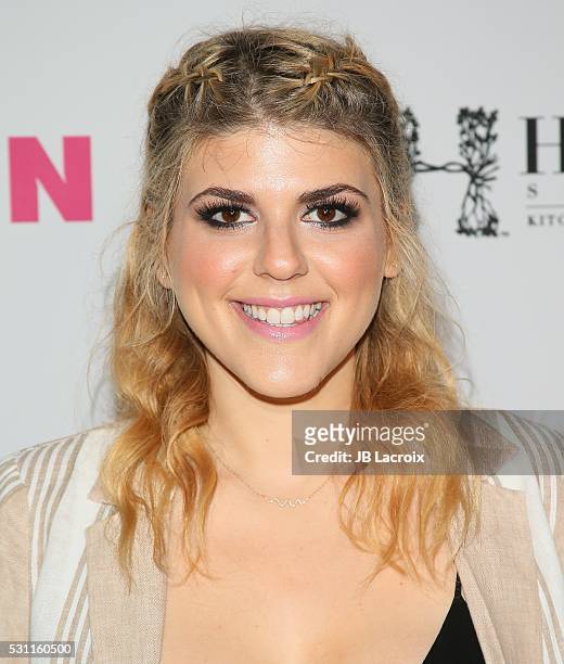 Molly Tarlov attends the NYLON and BCBGeneration's Annual Young Hollywood May Issue Event on May 12, 2016 in West Hollywood, California.