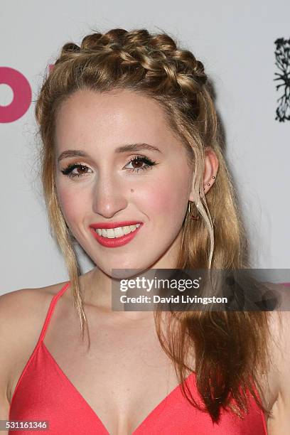 Harley Quinn Smith arrives at NYLON and BCBGeneration's Annual Young Hollywood May Issue Event at HYDE Sunset: Kitchen + Cocktails on May 12, 2016 in...