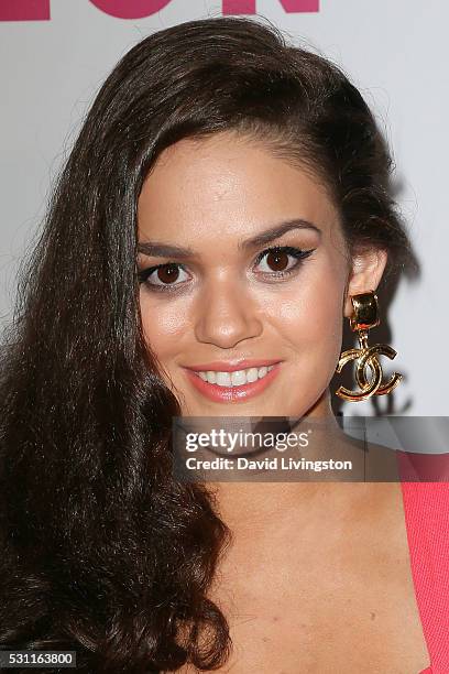 Madison Pettis arrives at NYLON and BCBGeneration's Annual Young Hollywood May Issue Event at HYDE Sunset: Kitchen + Cocktails on May 12, 2016 in...