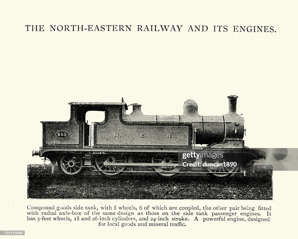 Compound Tank Engine Compound Goods Side Tank Engine 1892 High-Res Vector Graphic - Getty Images