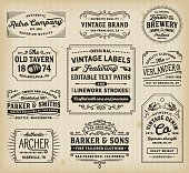 Vintage Labels and Signs