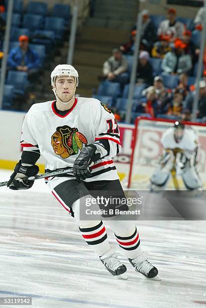 Chicago Blackhawks at New York Islanders December 6, 2003 And Player Stephane Robidas.