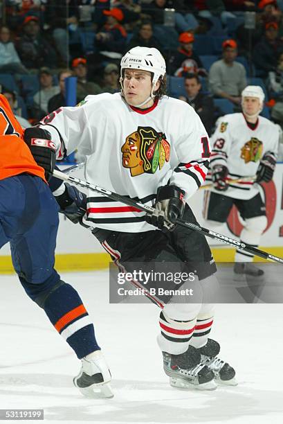 Chicago Blackhawks at New York Islanders December 6, 2003 And Player Tuomo Ruutu.