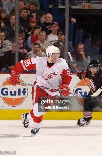 Detroit Red Wings at Buffalo Sabres, December 10, 2003 And Player Niklas Kronwall.