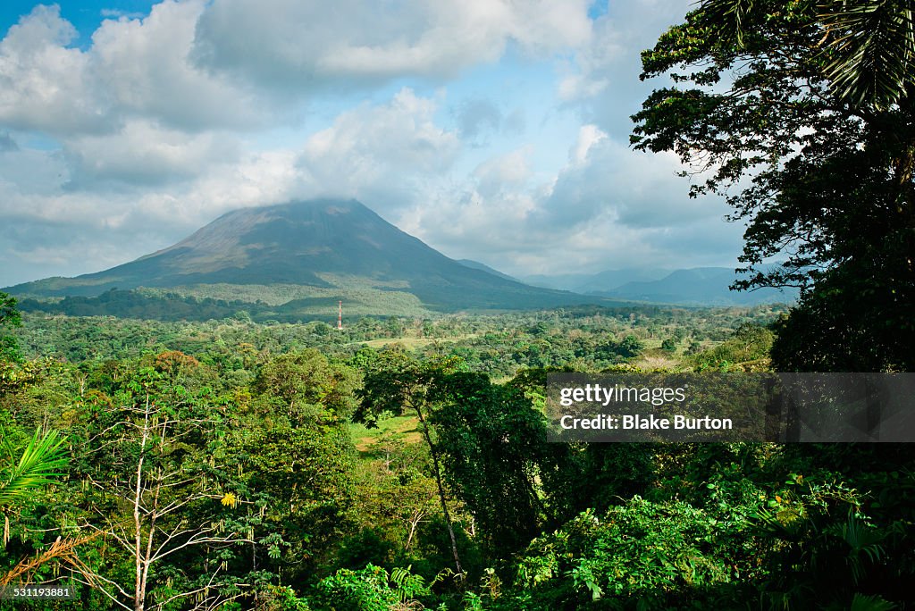 Arenal Volcano in northern Costa Rica