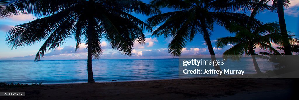 Anini Beach on the island of Kauai, Hawaii.