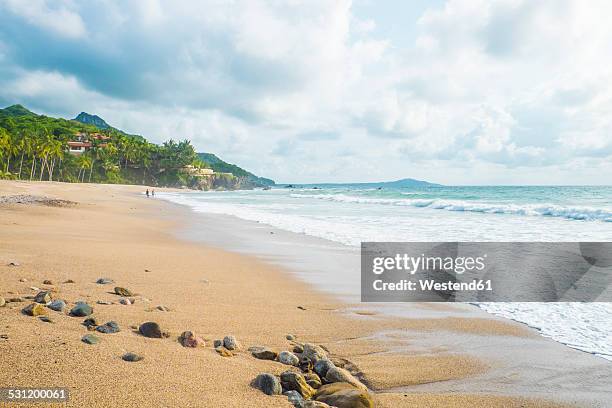 mexico, nayarit, sayulita, pacific coast, beach - nayarit stockfoto's en -beelden