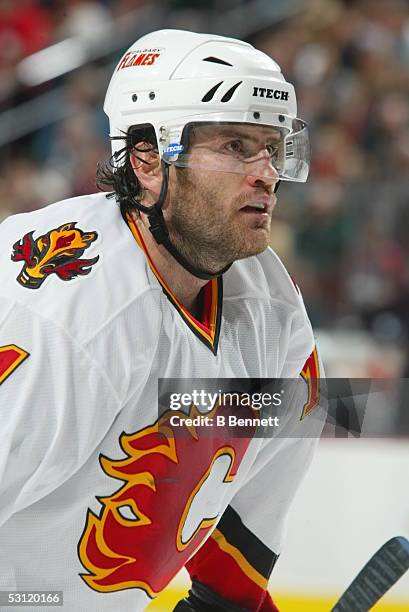 Calgary Flames at Philadelphia Flyers December 16, 2003 And Player Stephane Yelle.