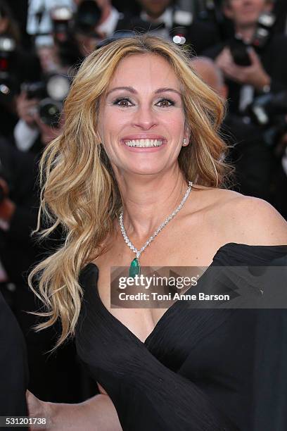Julia Roberts attends the "Money Monster" Premiere during the 69th annual Cannes Film Festival on May 12, 2016 in Cannes, France.