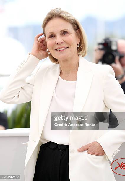 Jury member Marthe Keller attends the Jury Un Certain Regard Photocall during the 69th annual Cannes Film Festival at the Palais des Festivals on May...