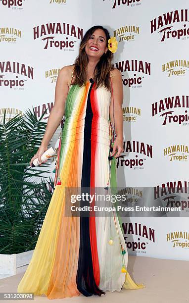 Tamara Falco attends Hawaiian Tropic presentation at Espacio Como on May 12, 2016 in Madrid, .