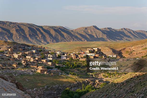 turkey, anatolia, south east anatolia, tur abdin, batman province, village uecyol in the tigris valley - the batman stock pictures, royalty-free photos & images