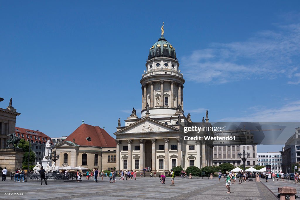 Germany, Berlin, Berlin-Mitte, Gendarmenmarkt, French Cathedral