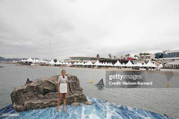 Actress Blake Lively attends the 'The Shallows' photocall during the 69th annual Cannes Film Festival at the Palais des Festivals on May 13, 2016 in...