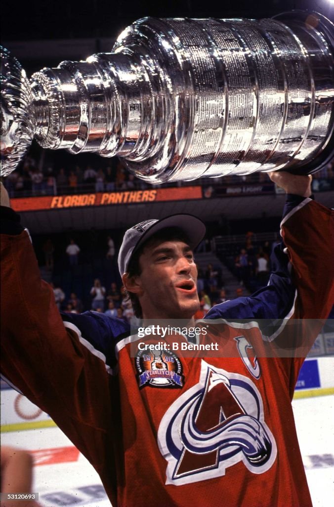 Sakic with Cup