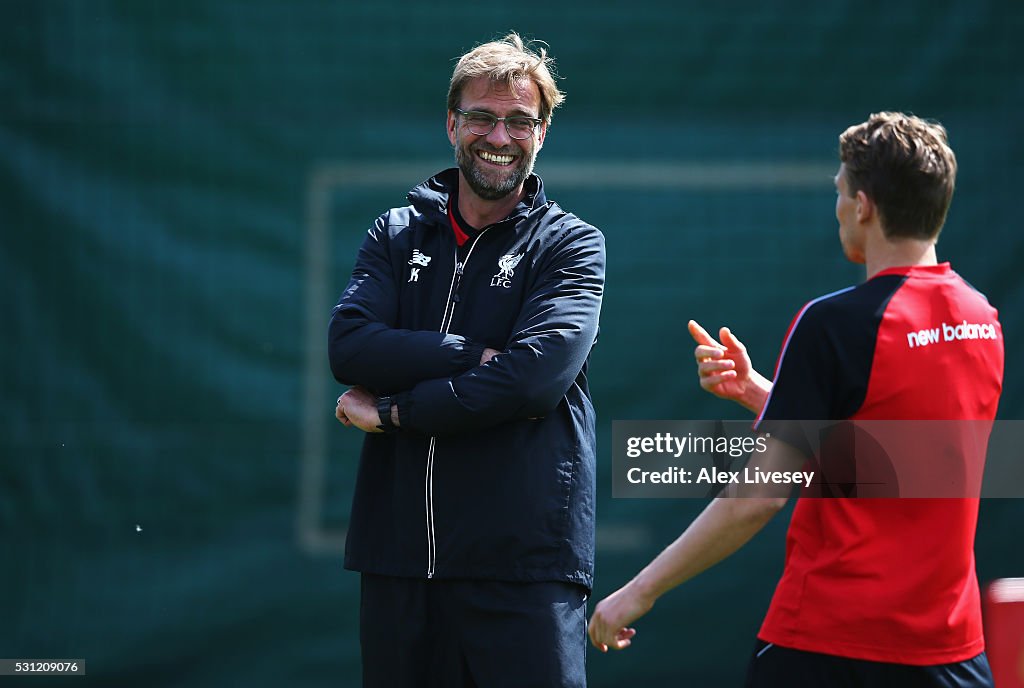 Liverpool UEFA Europa League Cup Final Media Day
