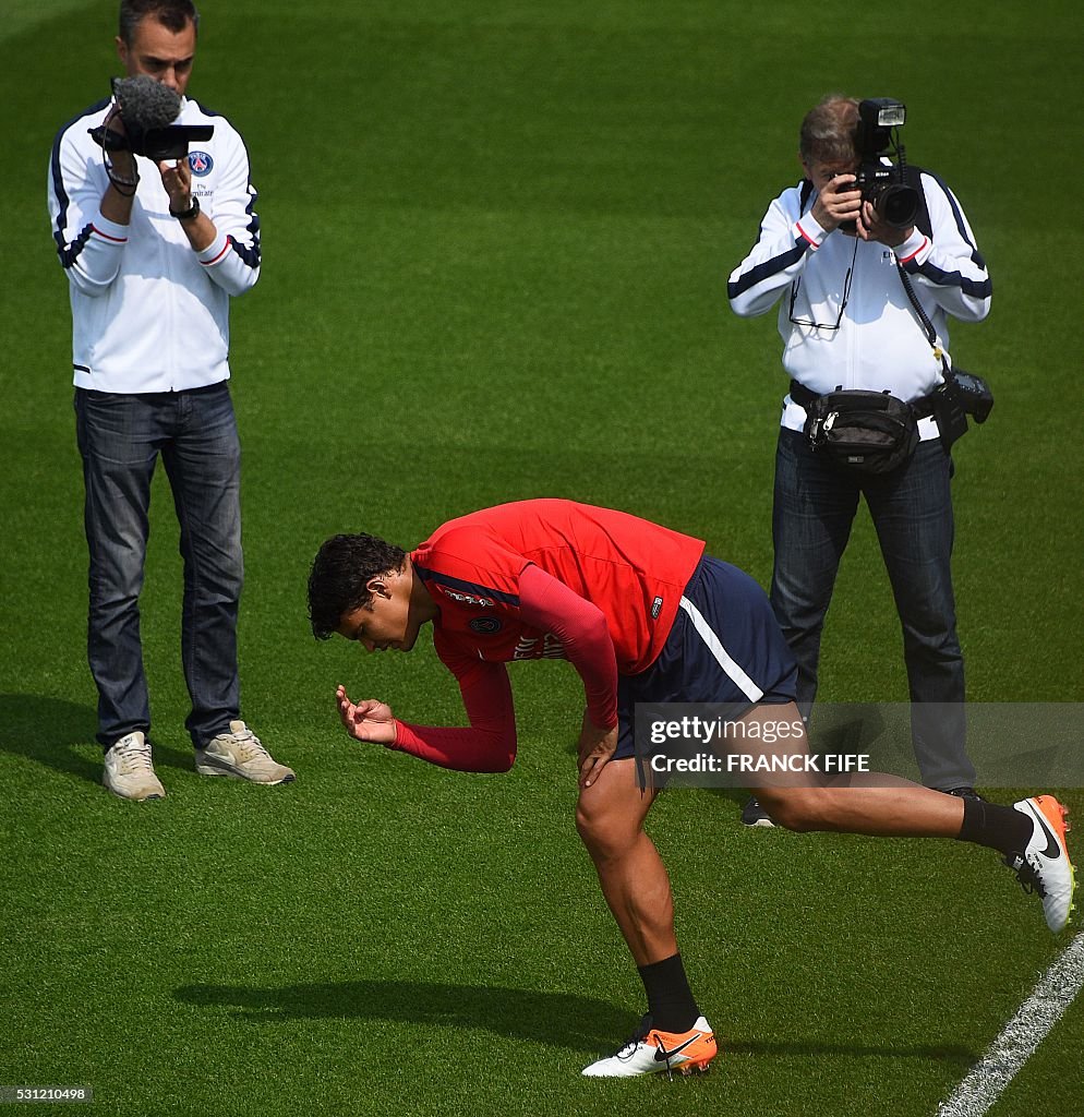 FBL-FRA-LIGUE1-PSG-TRAINING