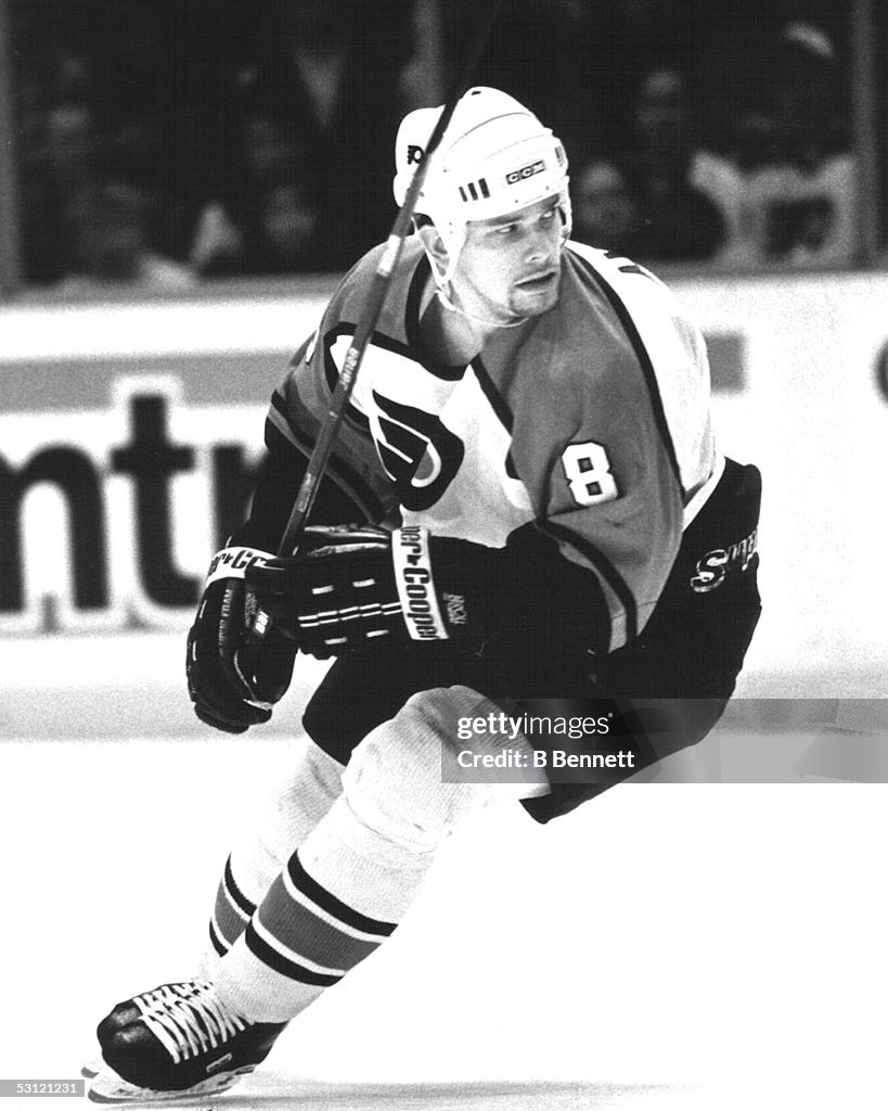 Player Shawn Antoski of the Philadelphia Flyers...