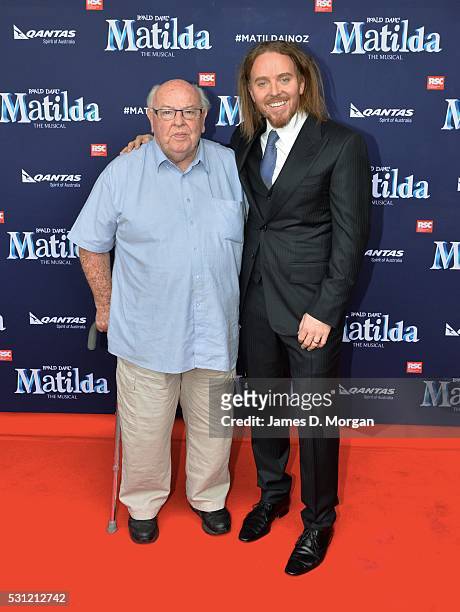 Writer and comedian Tim Minchin attends the opening night of Matilda the Musical along with Bryan Adams and other friends on March 17, 2016