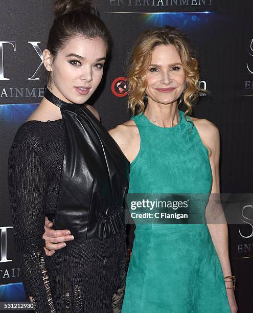 Actress/singer Hailee Steinfeld and actress Kyra Sedgwick attend STX Entertainment's The State of the Industry: Past, Present and Future at The...