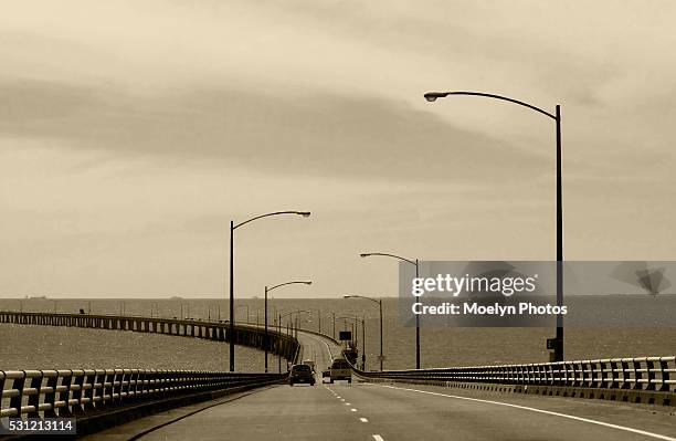 chesapeake bay bridge tunnel-va band w - chesapeake bay bridge tunnel 個照片及圖片檔