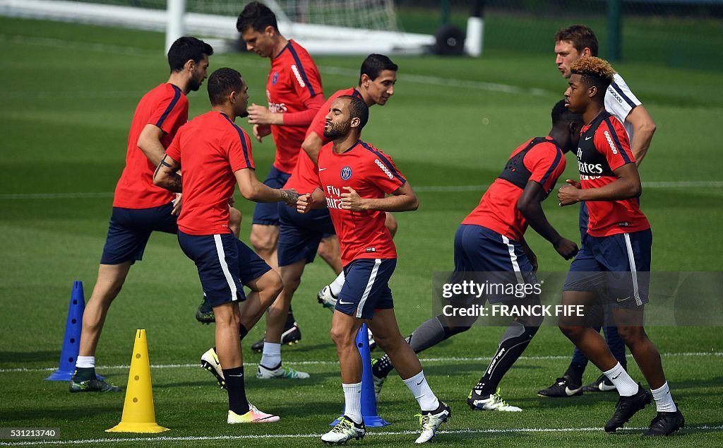 FBL-FRA-LIGUE1-PSG-TRAINING