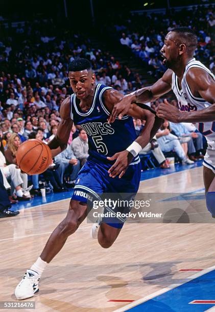 90 Timberwolves Minnesota Timberwolves 90s Imagens e fotografias de stock - Getty Images