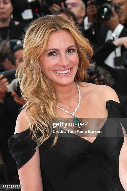 Julia Roberts attends the "Money Monster" Premiere during the 69th annual Cannes Film Festival on May 12, 2016 in Cannes, France.