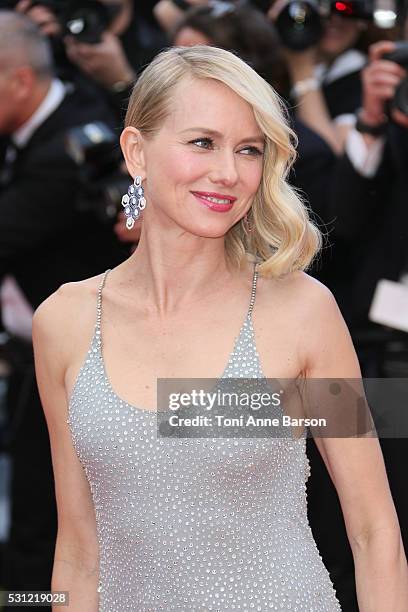 Naomi Watts attends the "Money Monster" Premiere during the 69th annual Cannes Film Festival on May 12, 2016 in Cannes, France.