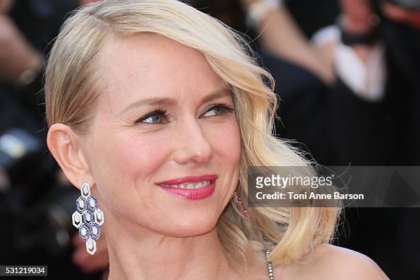 Naomi Watts attends the "Money Monster" Premiere during the 69th annual Cannes Film Festival on May 12, 2016 in Cannes, France.