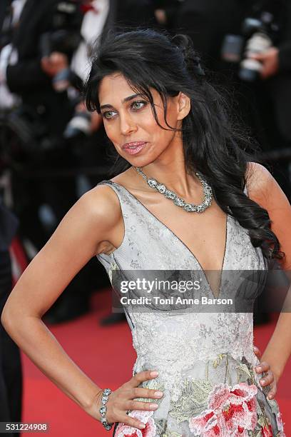 Fagun Thakrar attends the "Money Monster" Premiere during the 69th annual Cannes Film Festival on May 12, 2016 in Cannes, France.