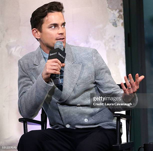 Matt Bomer attends AOL Build Speaker Series to discuss "The Nice Guys" at AOL Studios In New York on May 13, 2016 in New York City.